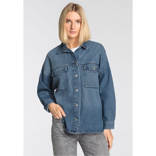 Roxy Jeanshemd ACTOR STUDIO JK aus Denim, mit Druckknöpfen