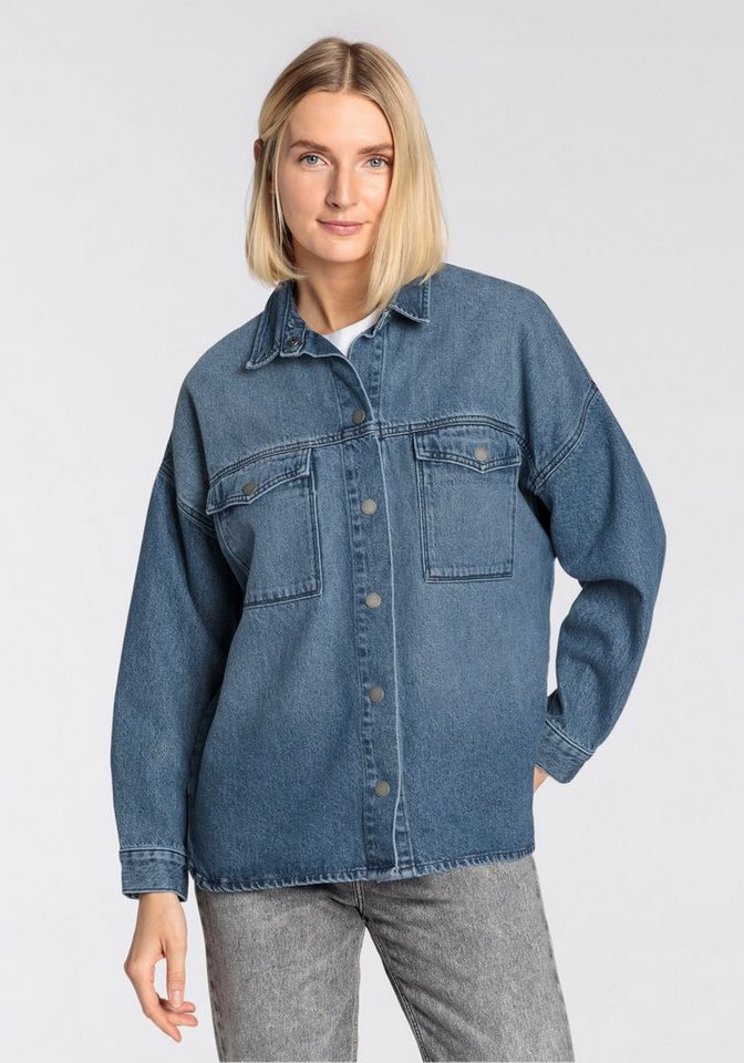 Roxy Jeanshemd ACTOR STUDIO JK aus Denim, mit Druckknöpfen – Bild 2 von 5