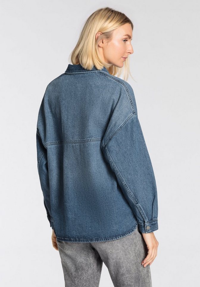 Roxy Jeanshemd ACTOR STUDIO JK aus Denim, mit Druckknöpfen – Bild 3 von 5