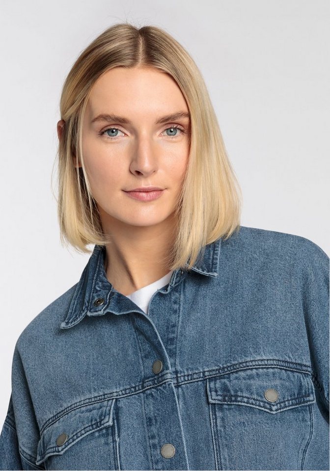 Roxy Jeanshemd ACTOR STUDIO JK aus Denim, mit Druckknöpfen – Bild 4 von 5