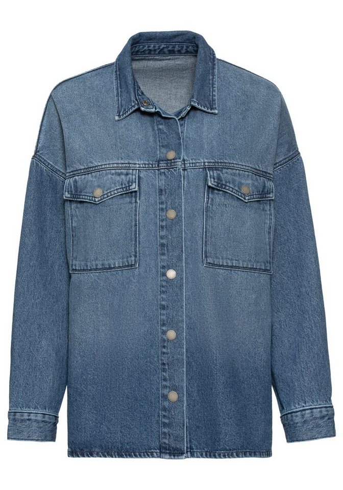 Roxy Jeanshemd ACTOR STUDIO JK aus Denim, mit Druckknöpfen – Bild 5 von 5