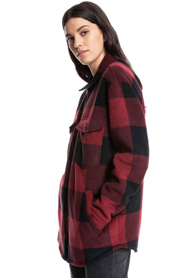 Roxy Karohemd CHECK JACKET Langarm-Ausführung, aus Polyester, erhältlich in den Größen XS bis XXL – Bild 2 von 5