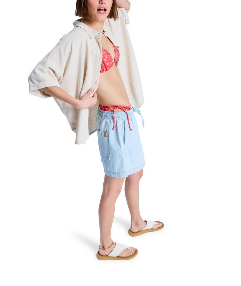 Roxy Shorts LEKEITIO BREAK MID DENIM mit Eingrifftaschen und Gesäßtasche – Bild 2 von 5