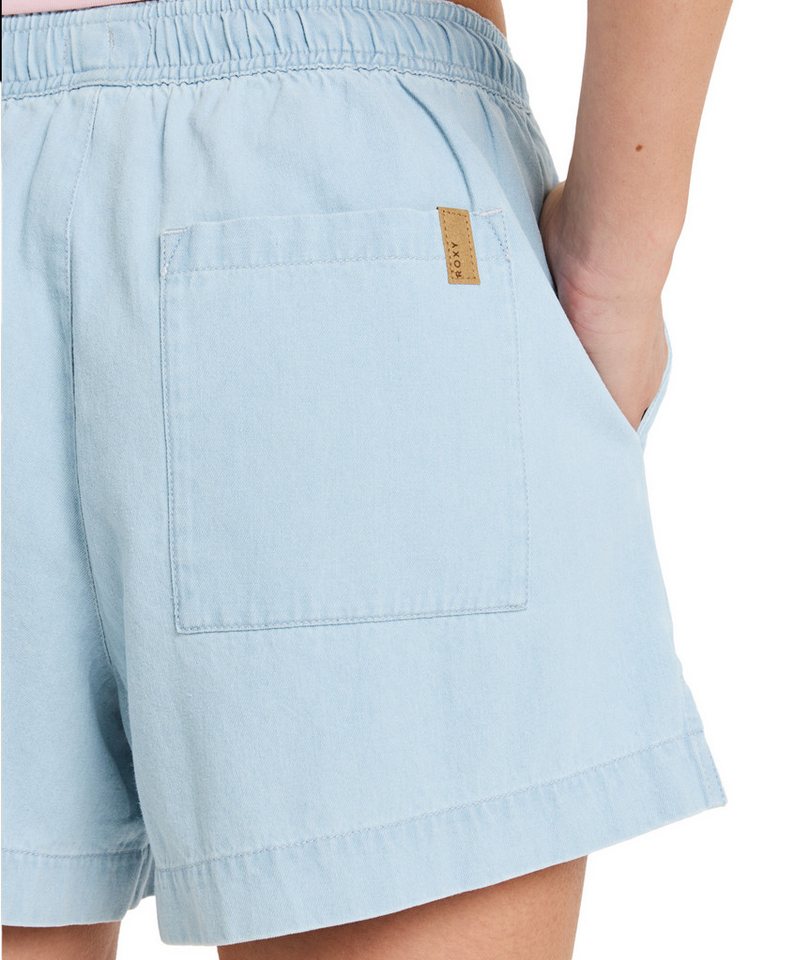 Roxy Shorts LEKEITIO BREAK MID DENIM mit Eingrifftaschen und Gesäßtasche – Bild 5 von 5