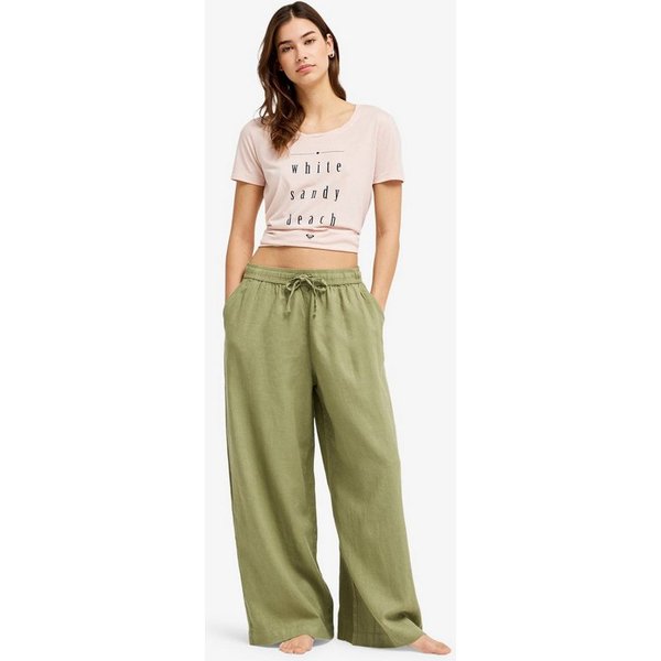 Roxy Strandhose LEKEITIO BREAK MID PANT mit Eingrifftaschen, atmungsaktives Material, gerade Beinform