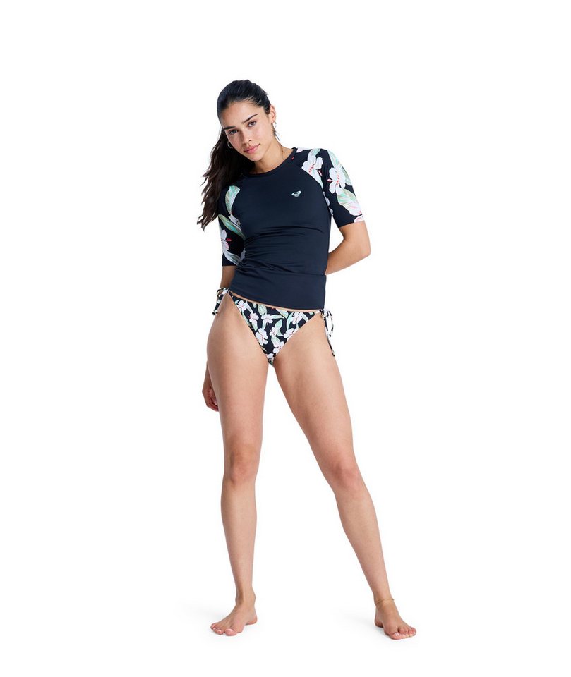 Roxy Strandshirt THE CLASSIC LYCRA SS PT Kurzarm-Design, mit Rundhalsausschnitt, aus Polyester und Elasthan – Bild 5 von 5