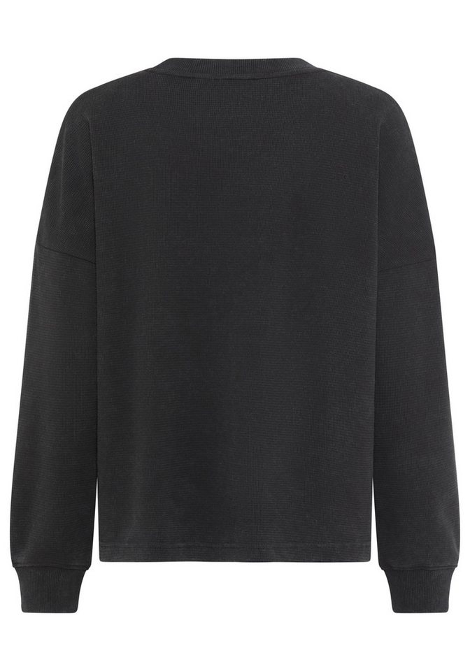 Roxy Sweatshirt EAST SIDE MIDWEIGHT LS Langarm-Design, mit Rundhalsausschnitt, aus angerauter Sweatware – Bild 4 von 4