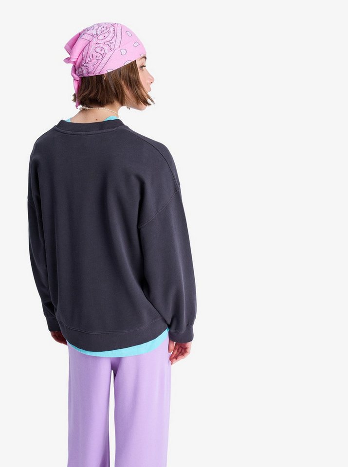 Roxy Sweatshirt LINEUP TERRY mit Rundhalsausschnitt, sportlicher Stil, aus Baumwolle und Polyester – Bild 3 von 4