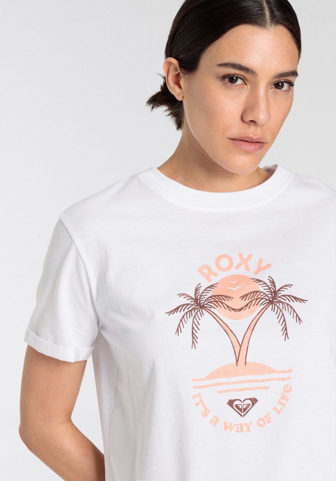Roxy T-Shirt PACK SPARKLE EVENING BG (Packung, 2-tlg., Doppelpack) 2er-Pack, mit Rundhalsausschnitt, aus Baumwolle, pflegeleicht – Bild 5 von 5