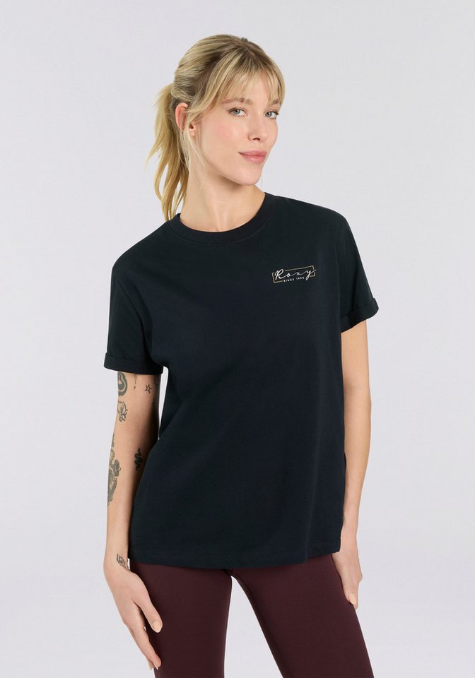 Roxy T-Shirt SPARKLE EVENING SCRIPT COOL (Packung, 2-tlg) Kurzarmdesign, aus Baumwolle, für Erwachsene – Bild 3 von 5