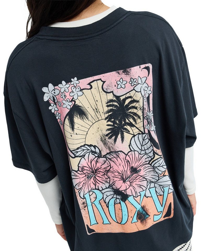 Roxy T-Shirt Talloversize Washed – Bild 2 von 5