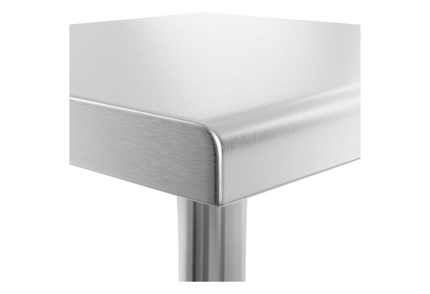 Royal Catering Arbeitstisch 60 x 60cm Edelstahltisch Edelstahl Zerlegetisch Gastro – Bild 2 von 5