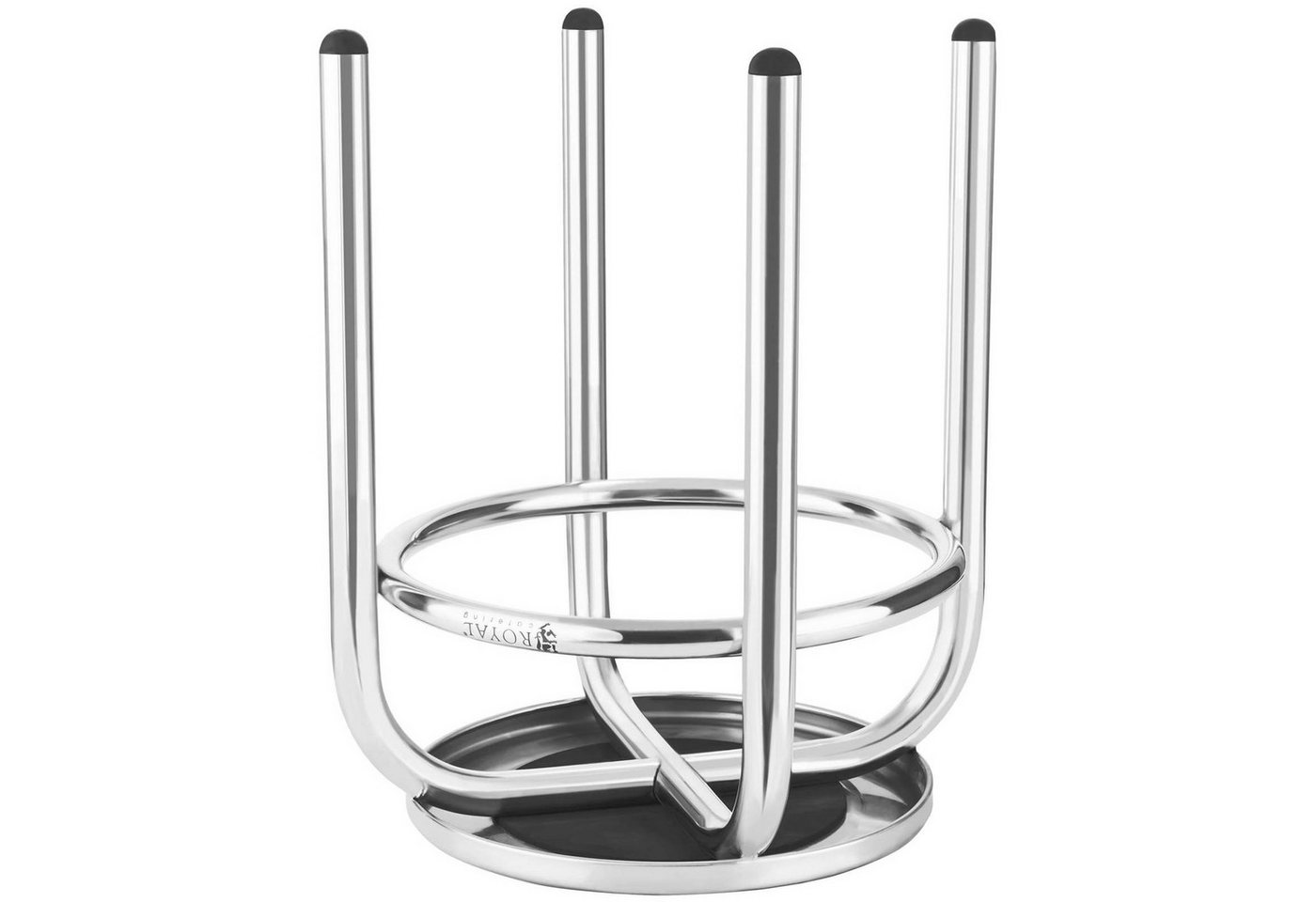 Royal Catering Barhocker Edelstahlhocker Küchenhocker Gastro Hocker Edelstahl Küche Bad Labor, Silbern – Bild 2 von 4