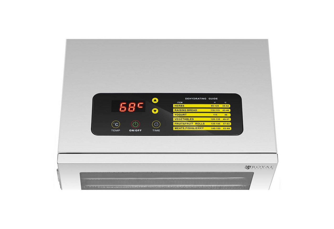 Royal Catering Dörrautomat Dörrgerät Obsttrockner Dörrapparat Dehydrator Obst 800 W 12 Etagen 800 W – Bild 2 von 5