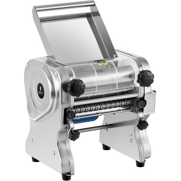 Royal Catering Nudelmaschine Pastamaker Edelstahl Pastamaschine Spaghetti 1 - 14 mm Tagliatelle, 550 W