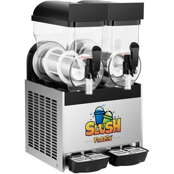 Royal Catering Slush-Eismaschine 2 x 12 L Slushmaschine Eismaschine Softeis Slusheis Gastronomie, 770 W