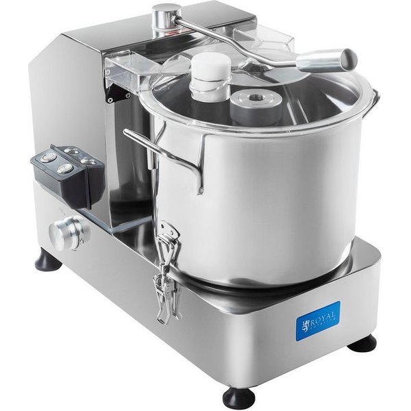 Royal Catering Zerkleinerer Tischkutter 12L Küchenkutter Edelstahl Gastro Gemüseschneider Profi, 2000 W