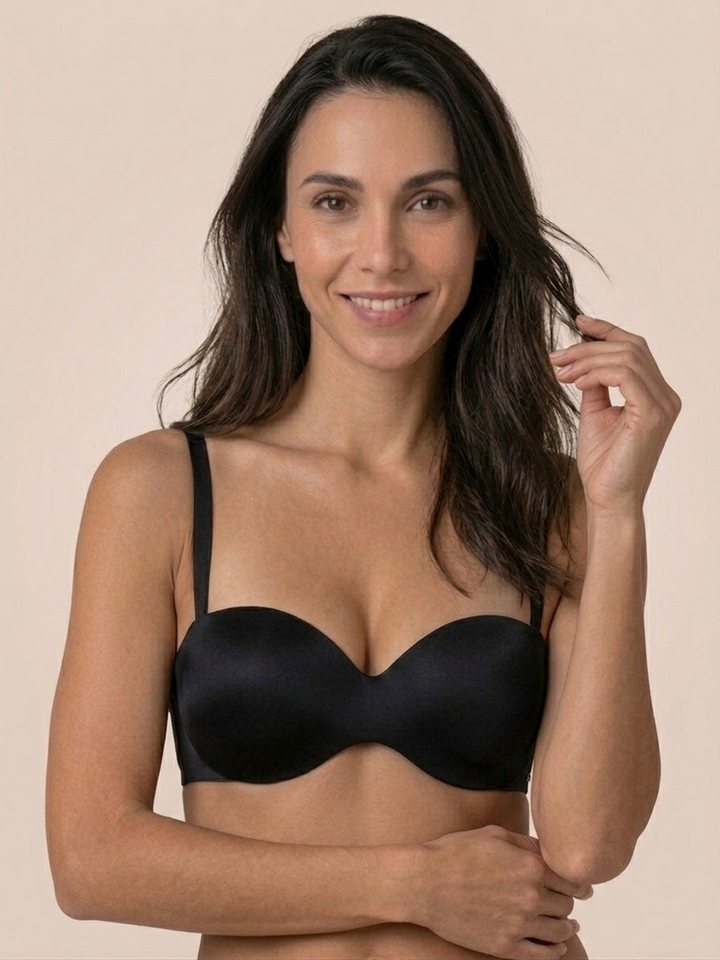 Royal Lounge Intimates Balconette-BH Royal Magic Non-Slip, sicherer Halt ohne Silicon . Black – Bild 2 von 5