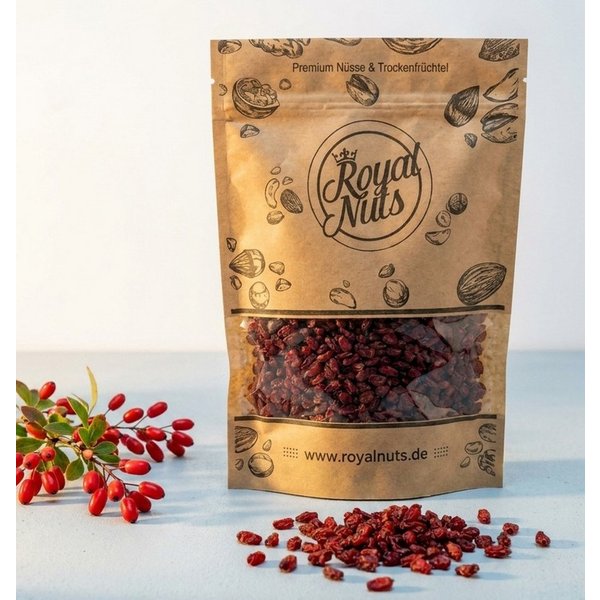 Royalnuts Genuss GmbH Trockenfrüchte 500g Getrocknete Berberitzen, Royalnuts
