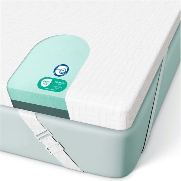 ROYGBIV, Topper Matratzentopper, Gel Topper für Komfort und Druckentlastung, 5 cm hoch, Bett Topper mit H2/H3 Härte, vielseitiger Mattress Topper