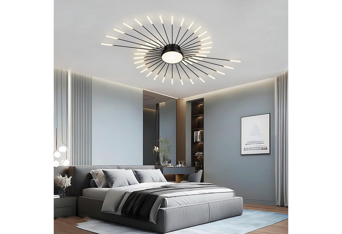 RRBEST Deckenleuchte LED Deckenleuchte Wohnzimmer, Moderne Minimalistische Deckenlampe, Moderne Minimalistische Deckenlampe für Wohnzimmer, Schlafzimmer – Bild 5 von 5