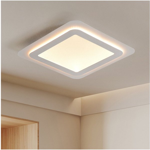 RRBEST LED Deckenleuchte LED Deckenlampe, 72CM Dimmbar Wohnzimmer Deckenleuchte, mit Fernbedienung und Memory Funktion