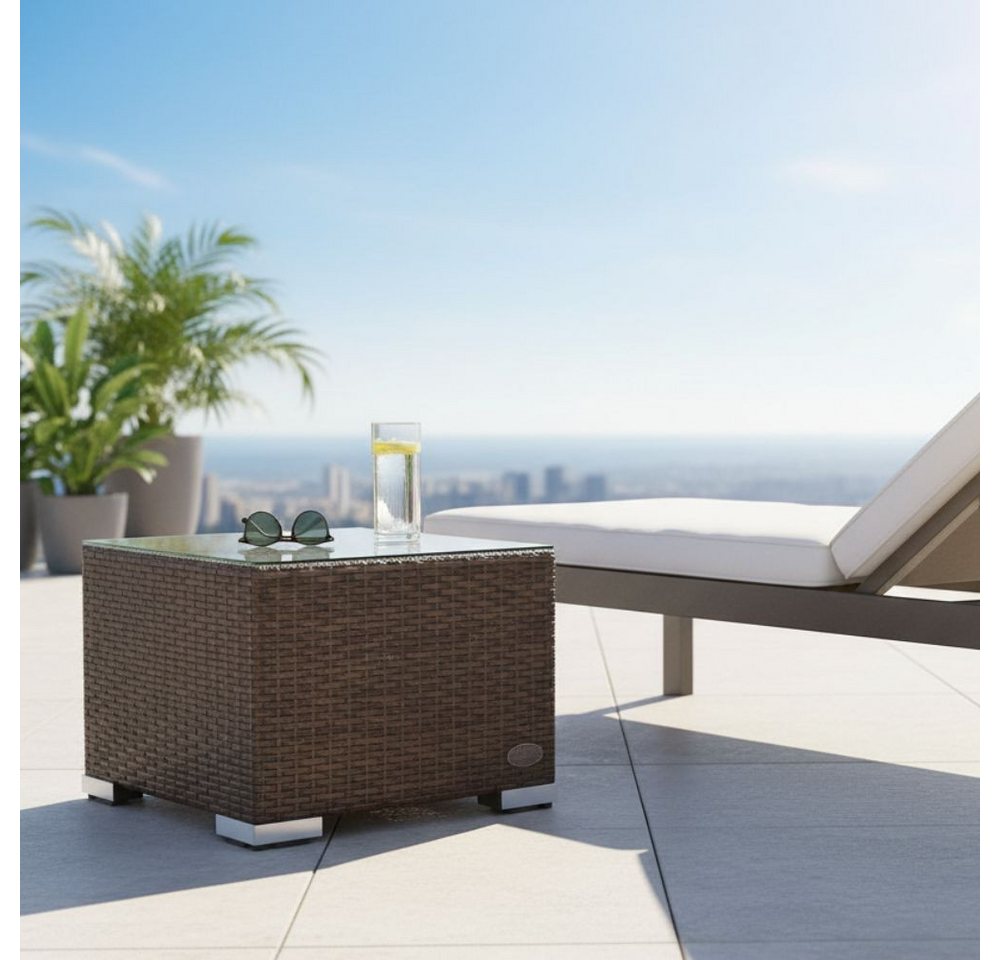 RS Trade Beistelltisch Beistelltisch Rattan – Bild 2 von 5