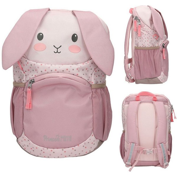 Depesche Rucksack DEPESCHE Princess Mimi Rucksack ergonomisch Hase mit Schlappohren rosa