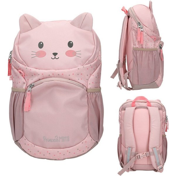 Depesche Rucksack DEPESCHE Princess Mimi Rucksack ergonomisch Katze mit Katzenohren rosa