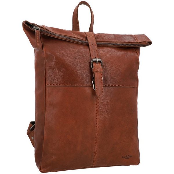 Gusti Leder Rucksack Gusti Leder big backpack Valja (1-tlg), Rucksack Lederrucksack Vintage Wanderrucksack Braun Leder
