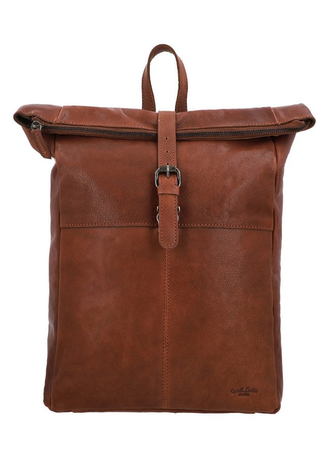 Gusti Leder Rucksack Gusti Leder big backpack Valja (1-tlg), Rucksack Lederrucksack Vintage Wanderrucksack Braun Leder – Bild 2 von 5