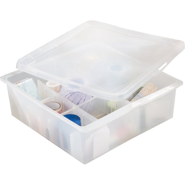 Ruco Aufbewahrungsbox, mit Deckel, 16 Fächer, Ideal für Christbaumkugeln, Kosmetik