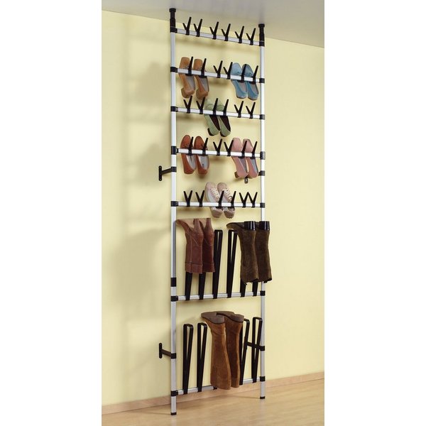 Ruco Teleskopregal, Aluminium/Kunsttoff, für bis zu 30 Paar Schuhe