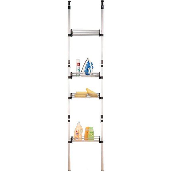 Ruco Teleskopregal, Aluminium, höhenverstellbar