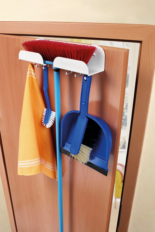 Ruco Türhaken, Türen, (Set, 2-St), Besenhalter für Tür und Wand, 2 Stück – Bild 2 von 4
