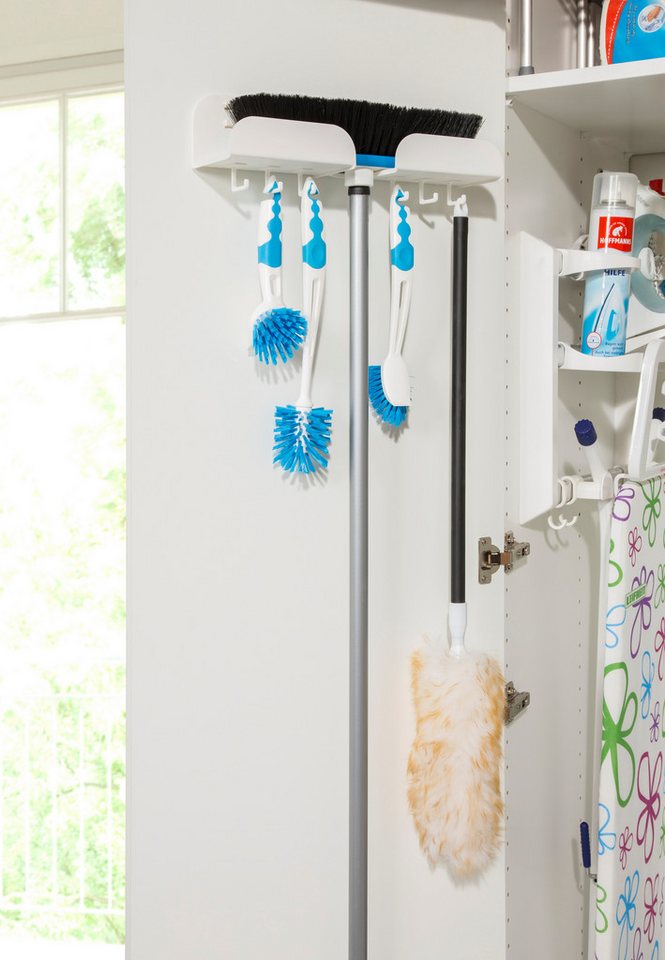 Ruco Türhaken, Türen, (Set, 2-St), Besenhalter für Tür und Wand, 2 Stück – Bild 4 von 4