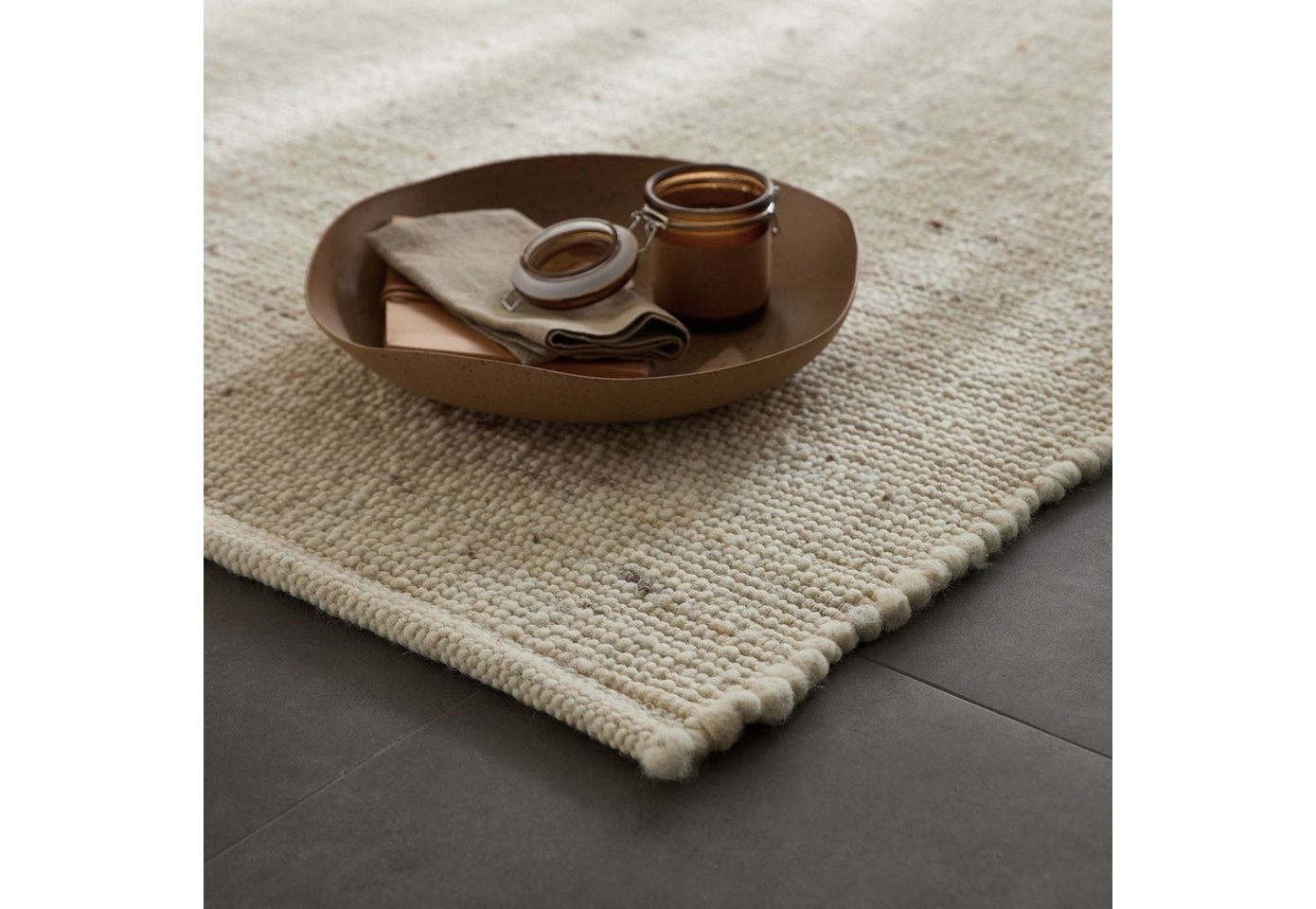 RUG N' ROLL Wollteppich Anden, modern, Flachgewebe, handgewebt, beidseitig verwendbar, Rechteckig, handgewebt – Bild 3 von 4