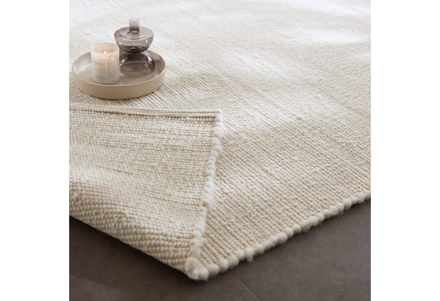 RUG N' ROLL Wollteppich Anden, modern, Flachgewebe, handgewebt, beidseitig verwendbar, Rechteckig, handgewebt – Bild 2 von 4