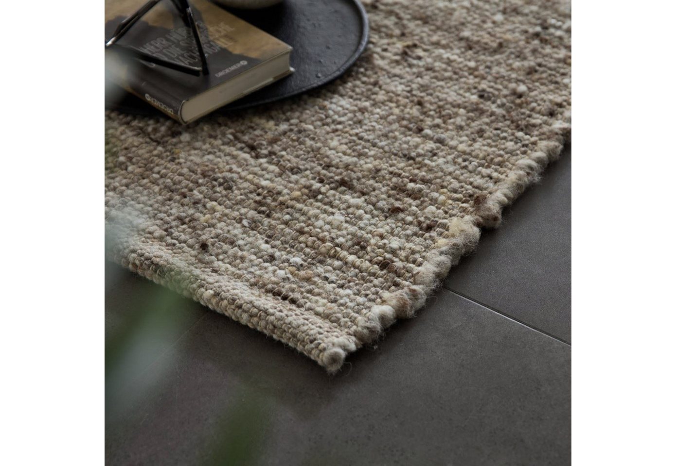 RUG N' ROLL Wollteppich Anden, modern, Flachgewebe, handgewebt, beidseitig verwendbar, Rechteckig, handgewebt – Bild 4 von 5