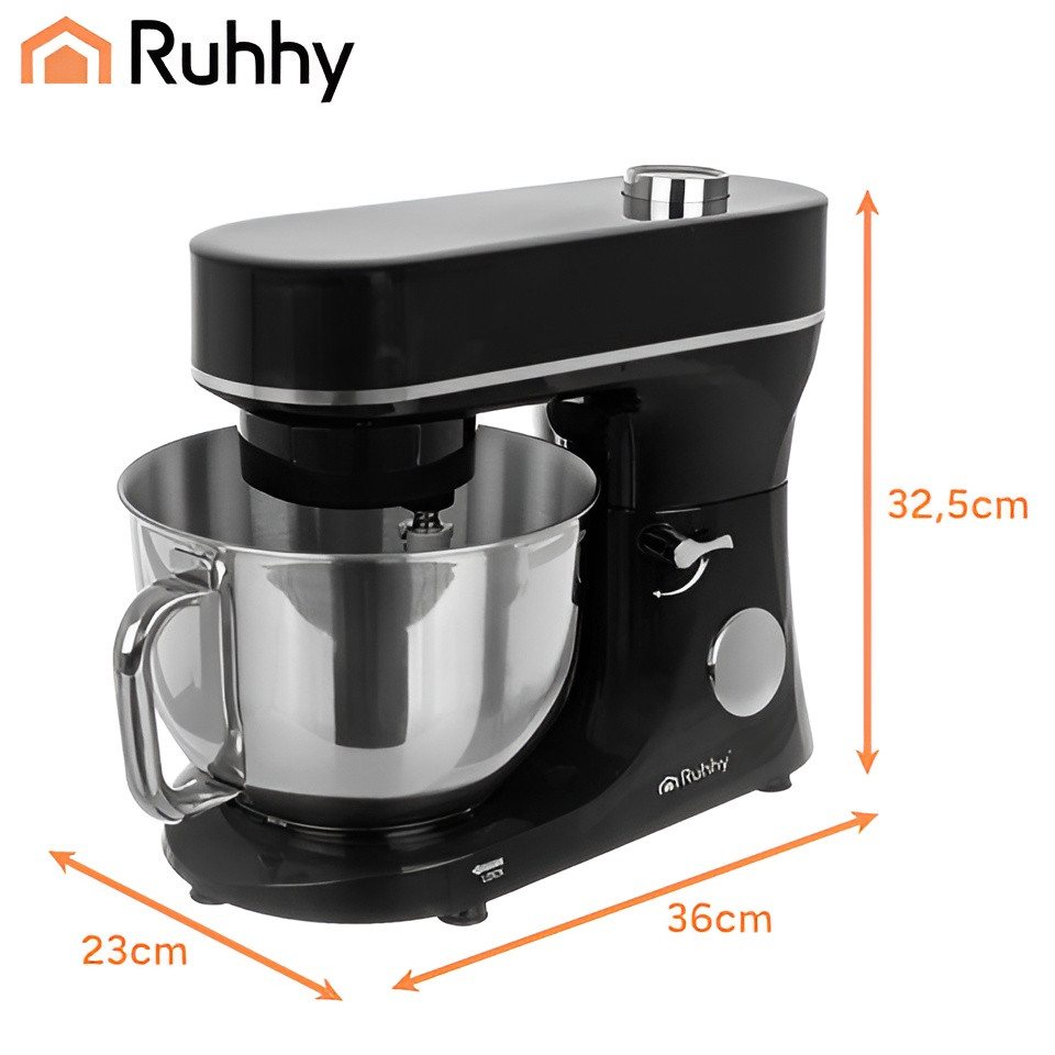 Ruhhy Küchenmaschine, 2300 W, 5,7 l Schüssel, 11 Geschwindigkeitsstufen, Touchscreen-Steuerung – Bild 4 von 5