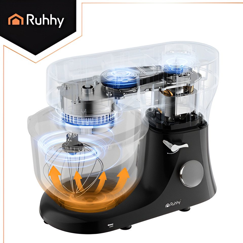 Ruhhy Küchenmaschine, 2300 W, 5,7 l Schüssel, 11 Geschwindigkeitsstufen, Touchscreen-Steuerung – Bild 5 von 5