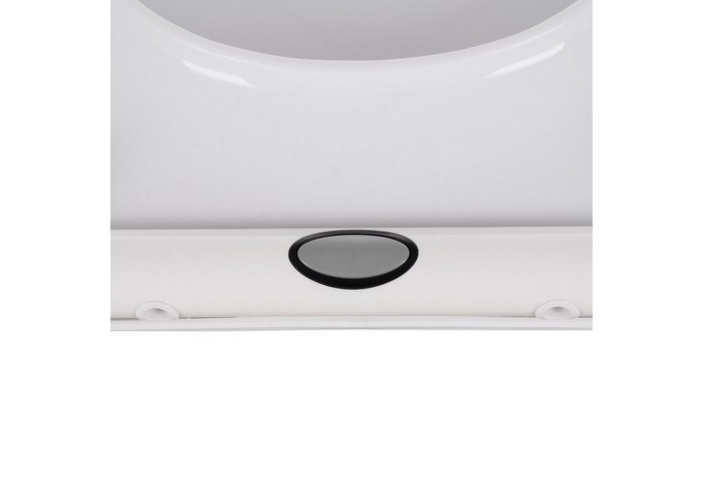 Ruhhy WC-Sitz Universal WC-Sitz Soft-Close, abnehmbar, PP, Edelstahlscharnier, Weiß. (Universeller Toilettensitz mit Absenkautomatik und Schnellverschluss., WC- – Bild 5 von 5