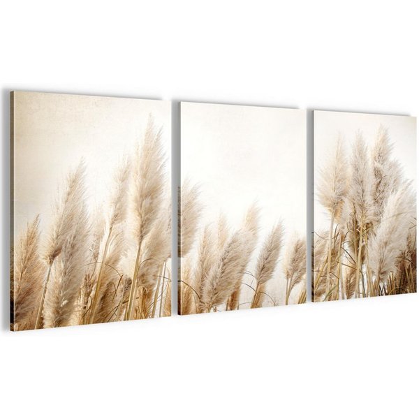 Runa Art Wandbild Boho Style Deko Bild Wohnzimmer Schlafzimmer Kunstdruck Beige