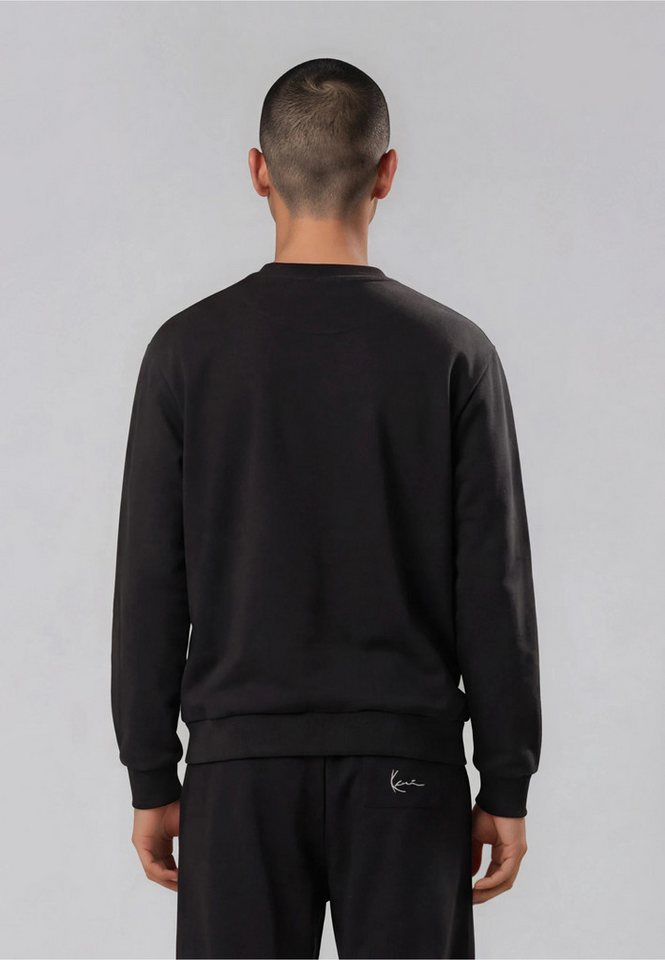 Karl Kani Rundhalspullover Karl Kani Herren KKMQ12003BLK Small Signature Crew (1-tlg) – Bild 4 von 5