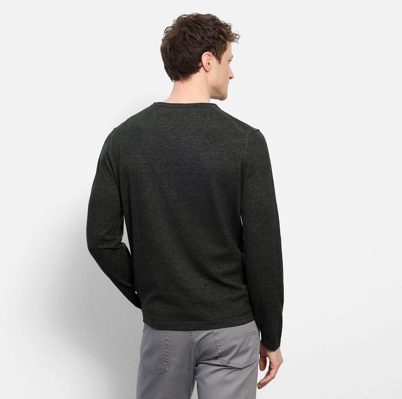 OLYMP Rundhalspullover OLYMP Strick Casual Crew Neck – Bild 2 von 5