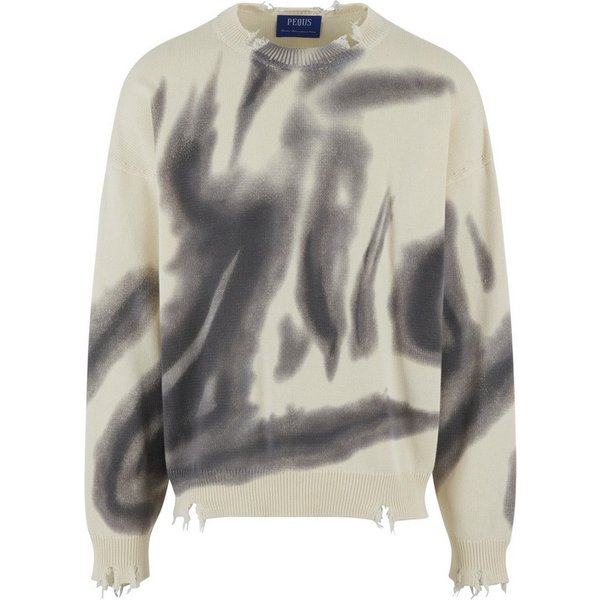 PEQUS Rundhalspullover PEQUS PEQUS Smoked Knit Sweater (1-tlg)