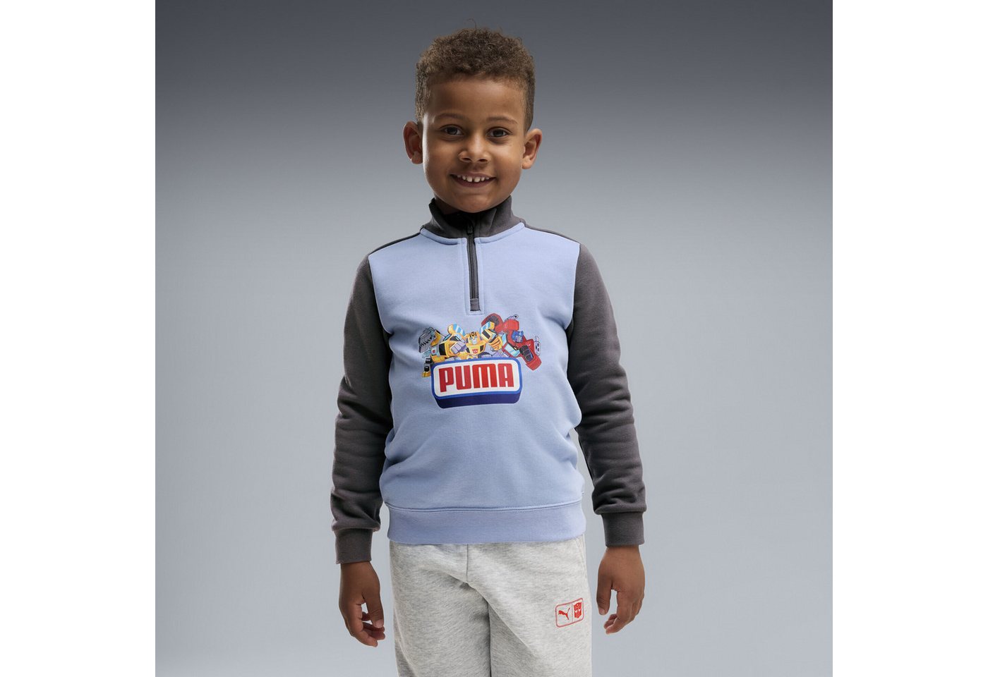 PUMA Rundhalspullover PUMA x TRANSFORMERS Graphic Sweatshirt mit Reißverschluss bis – Bild 2 von 5