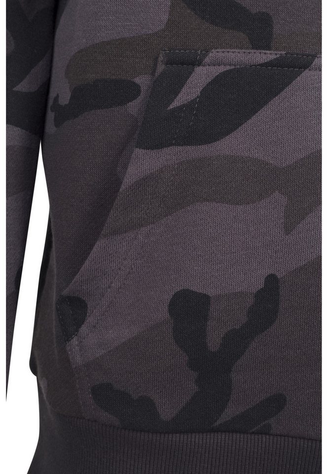 URBAN CLASSICS Rundhalspullover Urban Classics Herren High Neck Camo Hoody (1-tlg) – Bild 3 von 5