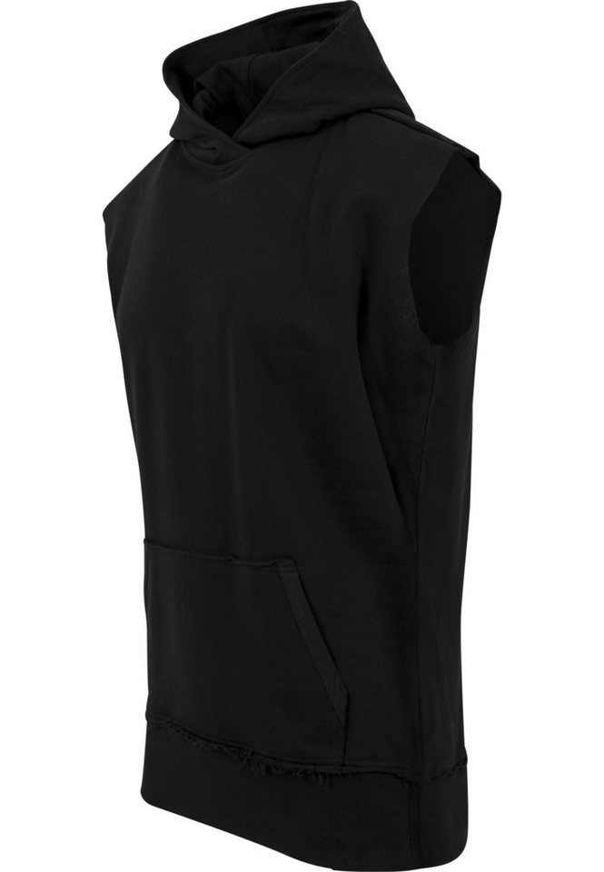 URBAN CLASSICS Rundhalspullover Urban Classics Herren Open Edge Sleeveless Hoody (1-tlg) – Bild 3 von 5