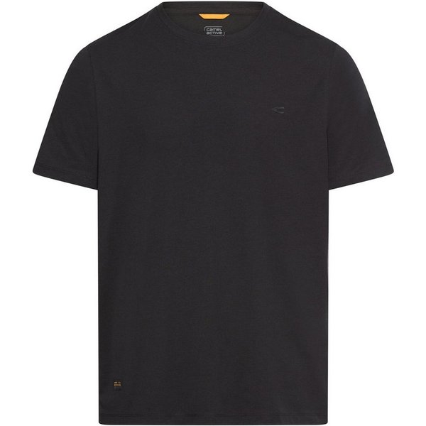 camel active Rundhalsshirt Camel Active Übergrößen Stretch-T-Shirt anthrazit